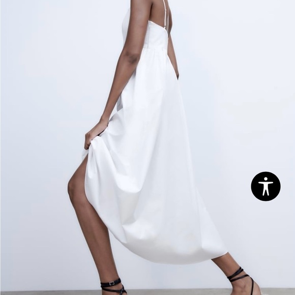 Zara Voluminous Midi Dress- - Picture 4 of 7